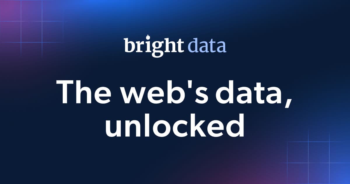 Bright Data integrations product visual