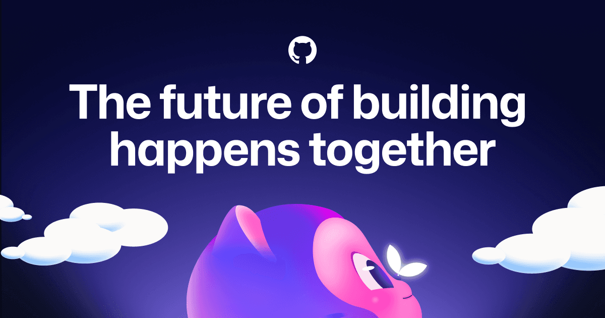 GitHub homepage product visual