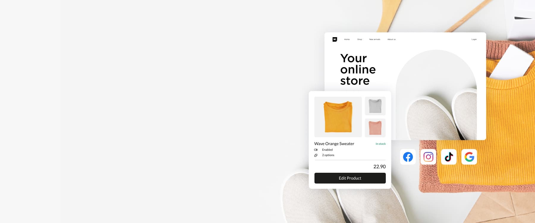 Lightspeed Retail ecommerce series hero from the ecommerce product page.
