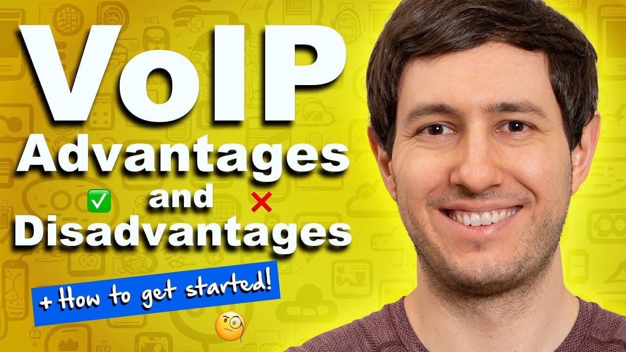 Official Nextiva YouTube thumbnail from VoIP advantages video.