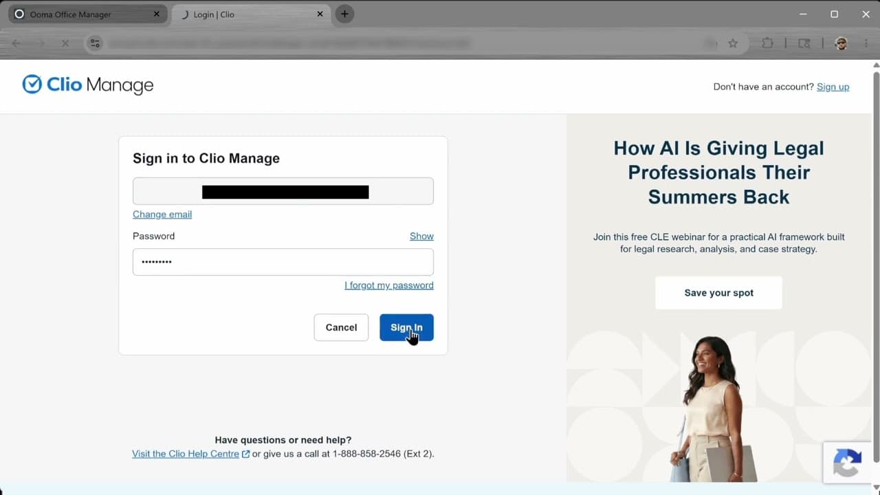 Official Ooma YouTube thumbnail from Office Clio integration tutorial.