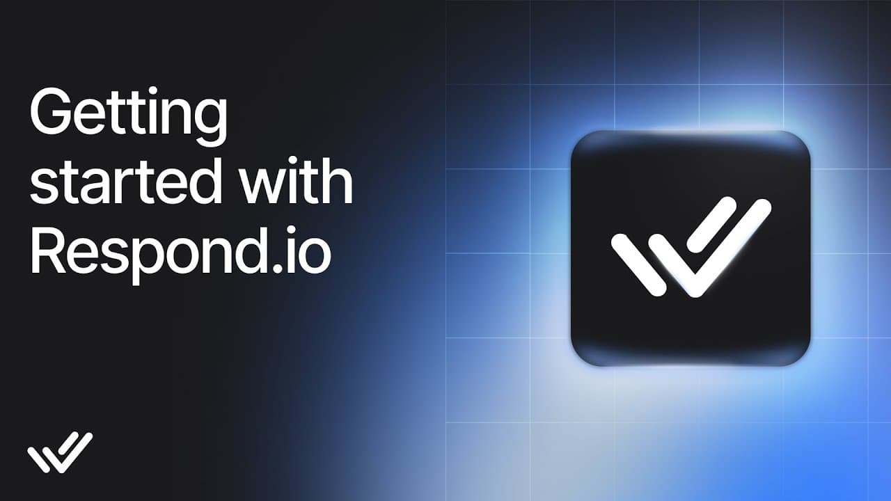 Official respond.io YouTube thumbnail from Get Started guide.
