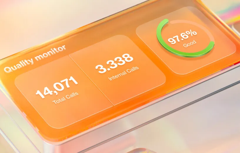 AI-powered product frame from the RingEX marketing page.