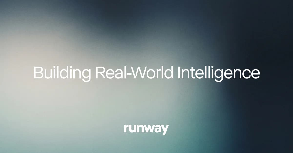 Official Runway product Open Graph marketing visual from runway.com/product — not a SoftwareGlimpse lab screenshot.