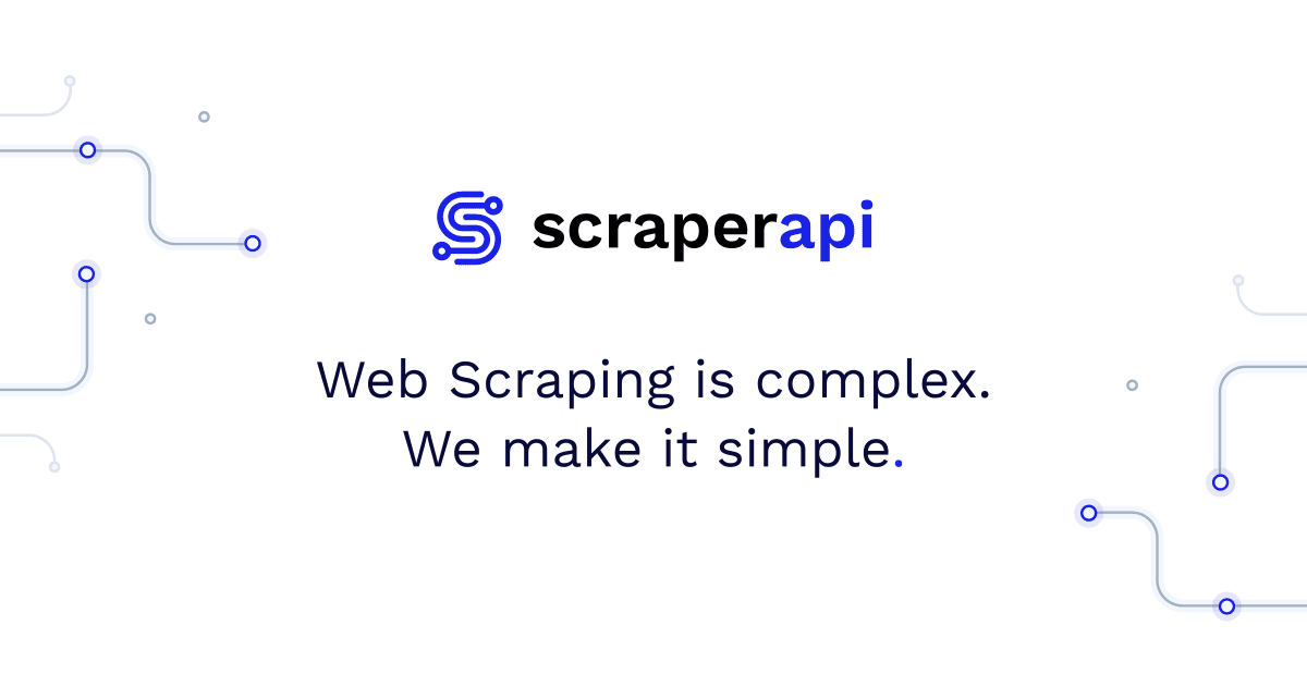 Official Open Graph / marketing visual from https://www.scraperapi.com/.