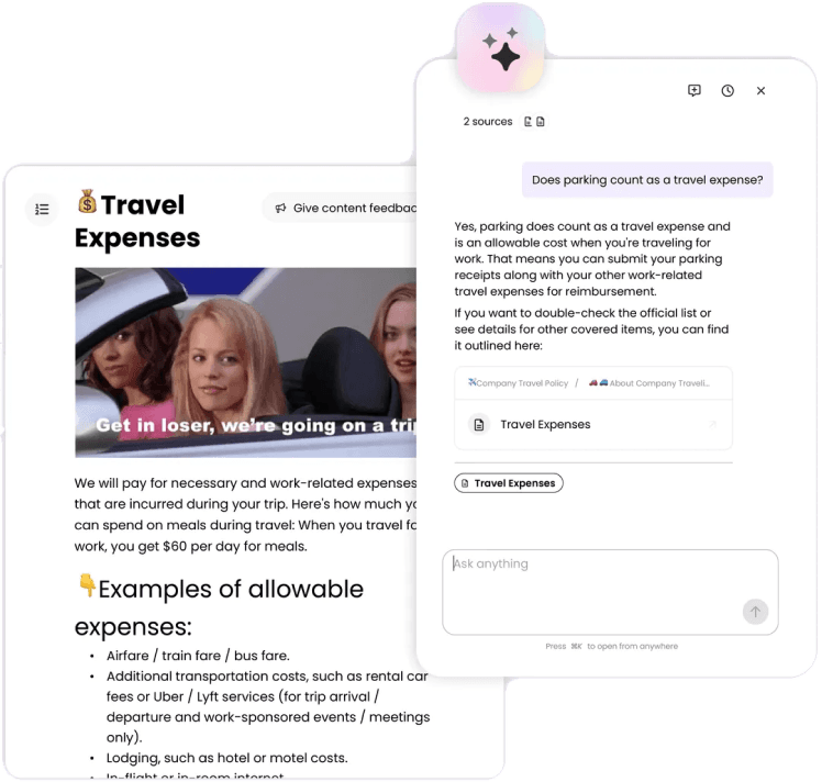 Trainual AI assistant