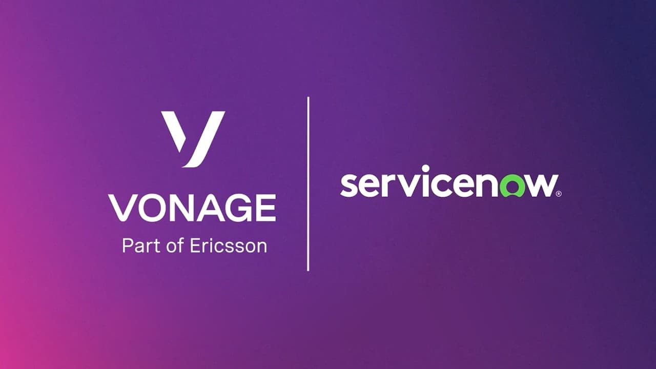 Official Vonage YouTube thumbnail for Premier for ServiceNow Voice.