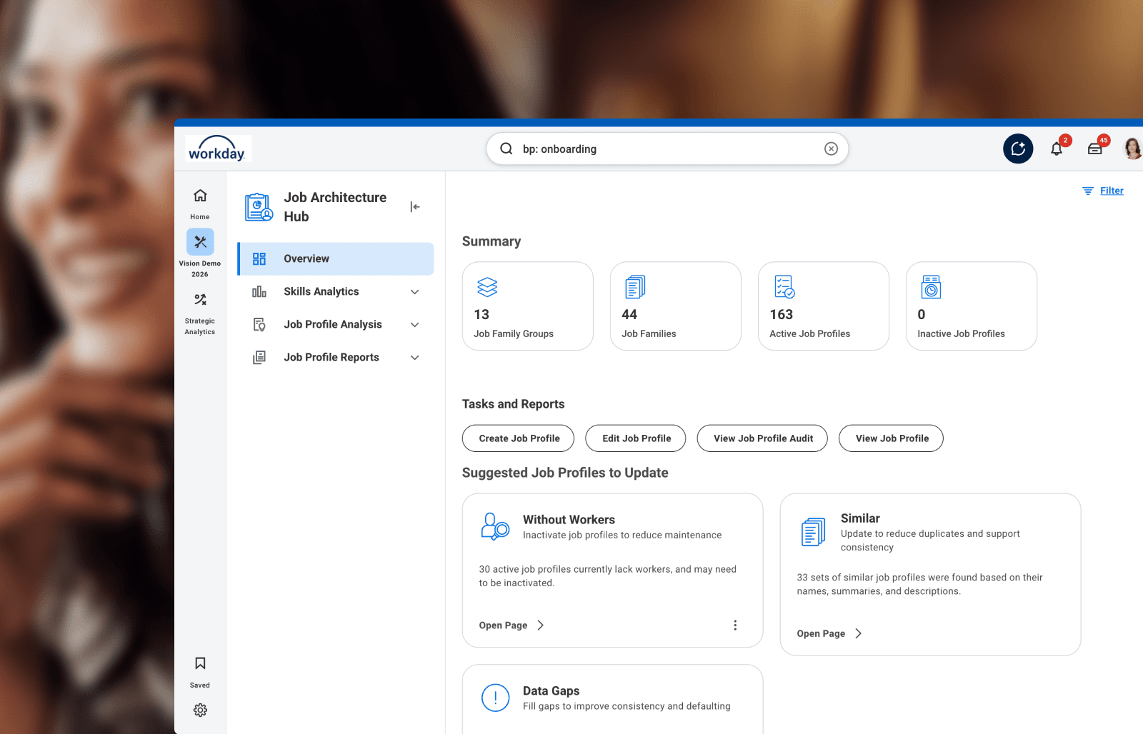 Workday HCM job architecture hub