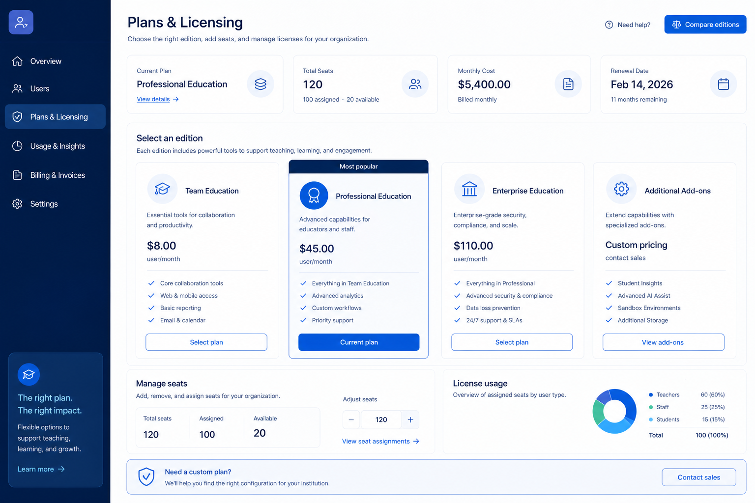 Dynamics 365 plans hero: must-haves mapping to qualifying plan tiers — no invented totals.