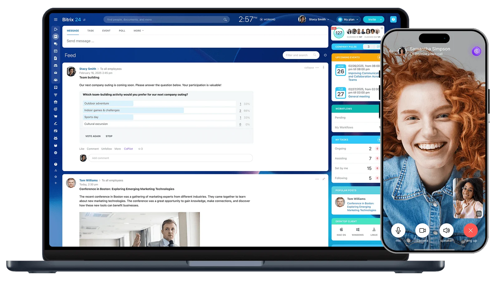 Bitrix24 workspace