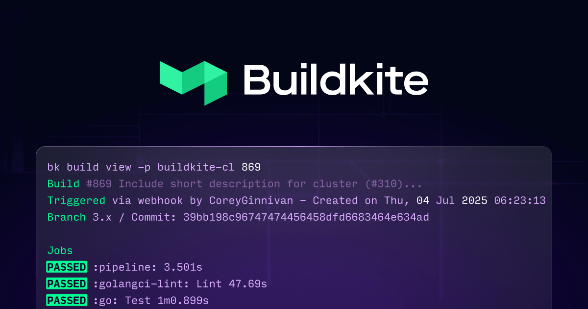 Buildkite official marketing visual