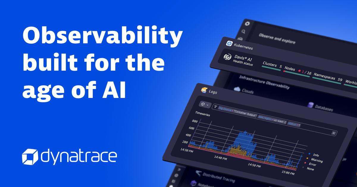 Dynatrace official marketing visual