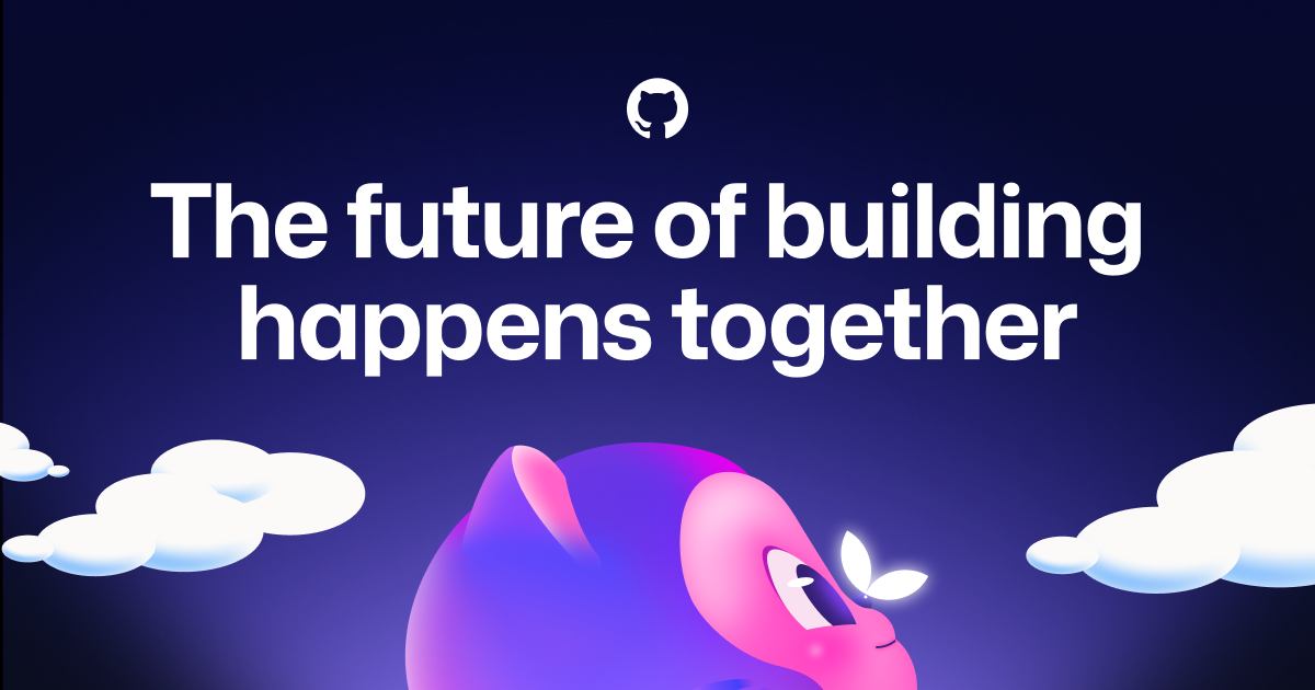 GitHub homepage product visual