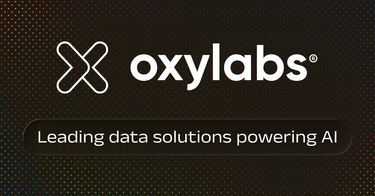Oxylabs official marketing visual