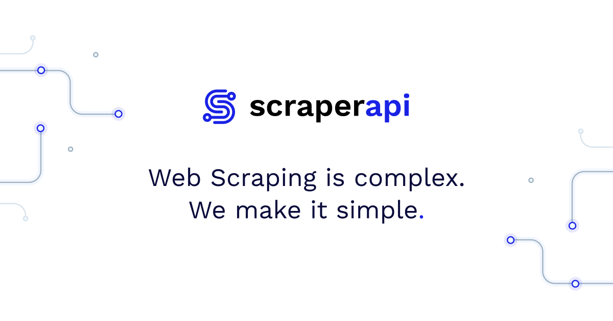 ScraperAPI official marketing visual