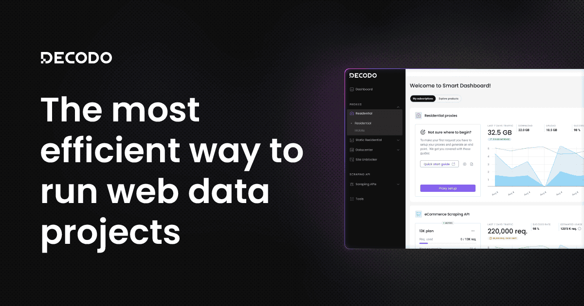 Decodo (Smartproxy) official marketing visual
