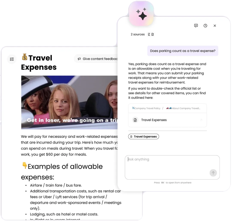 Trainual AI assistant