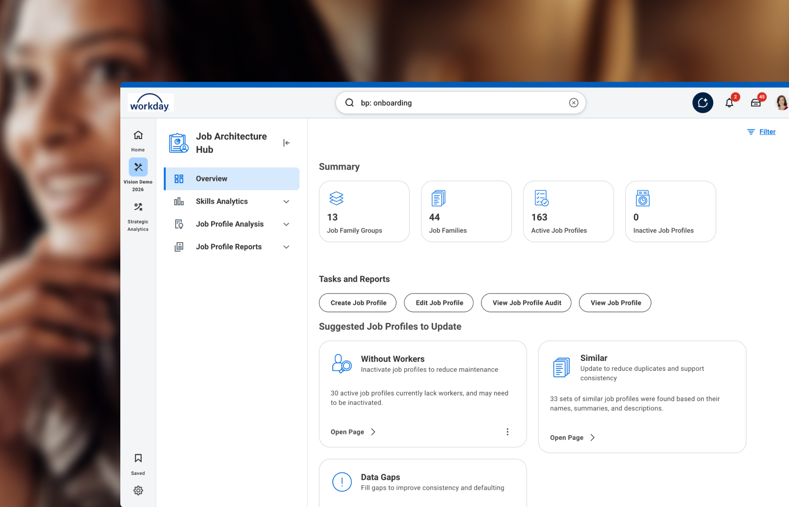 Workday HCM job architecture hub