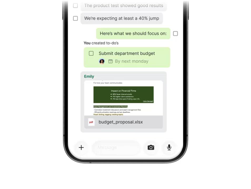 Zenzap work chat hero product UI